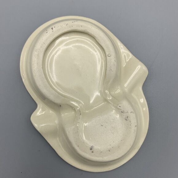 Vintage Souvenir of Columbus Ohio Coin Dish Ashtray Courting Couple Gold Gild - Picture 5 of 10